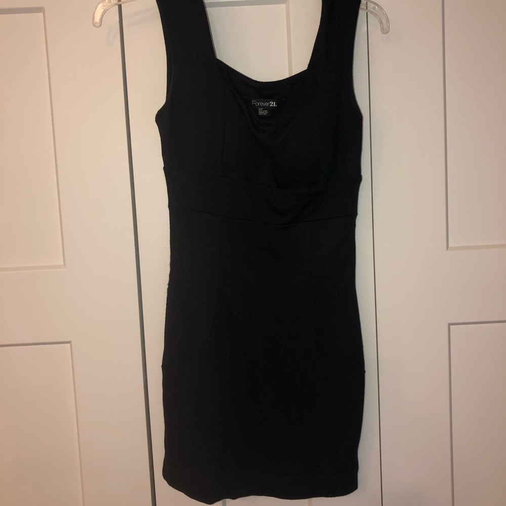 Black cocktail dress
